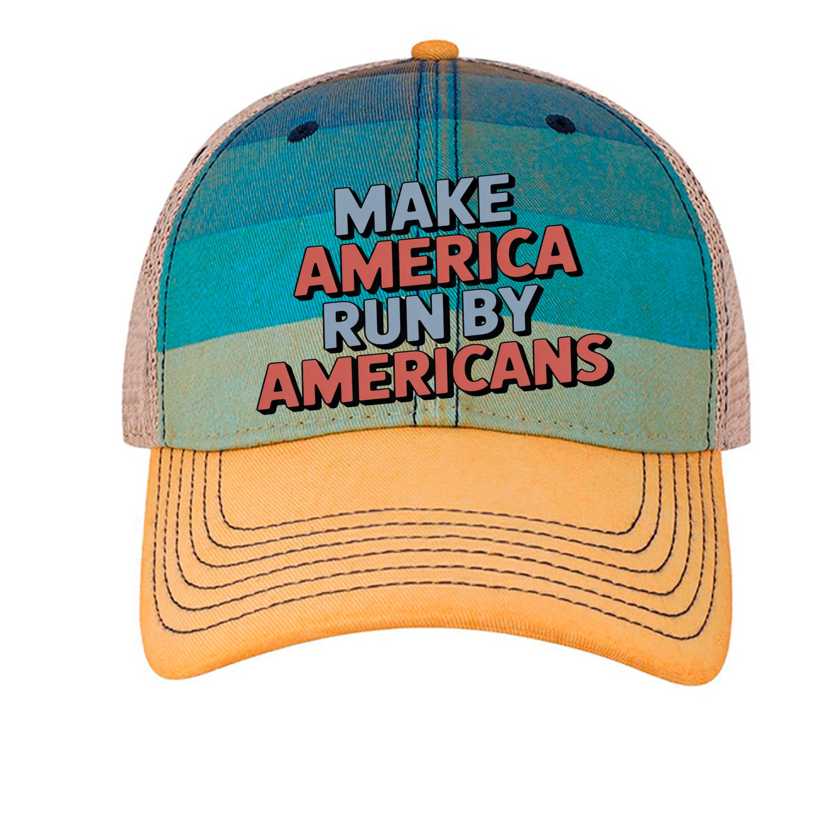 Blue Stripe/ Khaki - OFA - FRONT